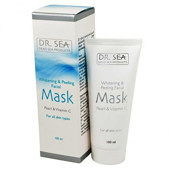 Отбеливающая маска-пилинг для лица с жемчугом и витамином C Dr Sea