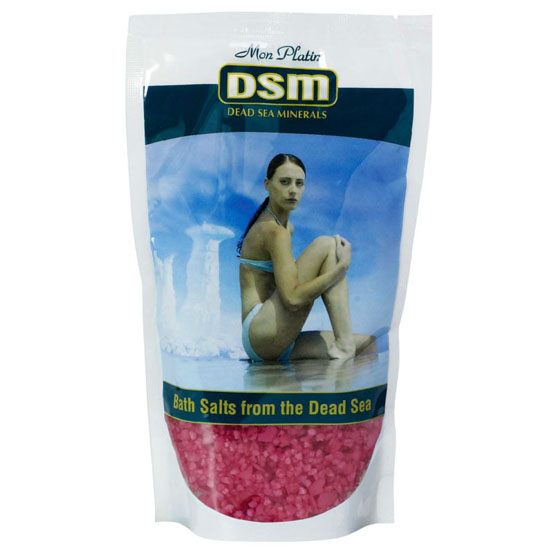 Соль Мёртвого моря с ароматическими маслами красная Mon Platin DSM
