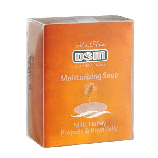 Увлажняющее мыло с медом, прополисом и маточным молочком 120г Mon Platin DSM