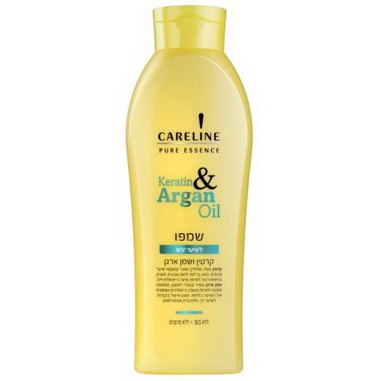 Шампунь для сухих волос Кератин и Аргановое масло Careline Pure Essence Shampoo for Dry Hair